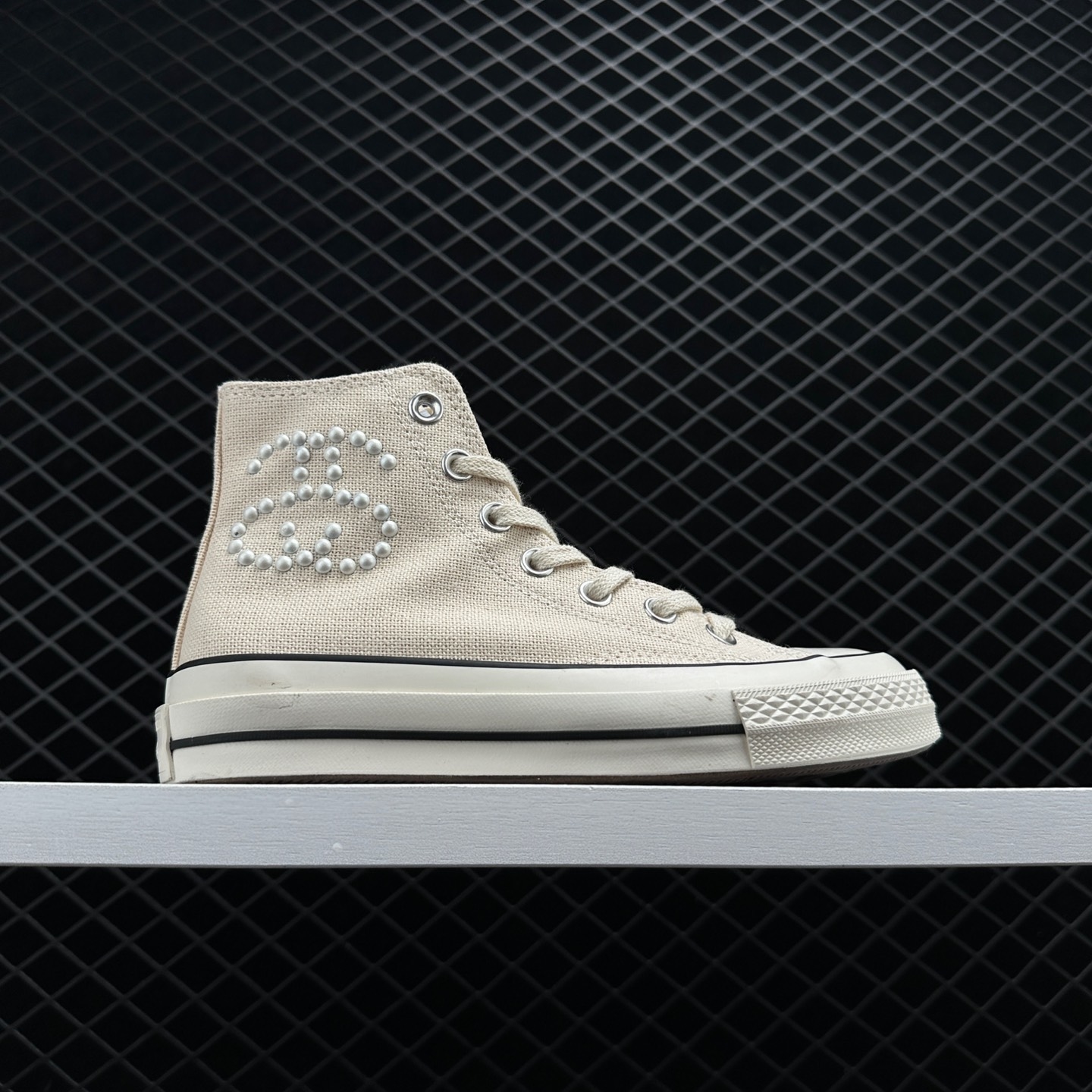 Converse Chuck Taylor All-Star 70 Hi Stussy Fossil Pearl A02051C - Vintage Style Sneakers