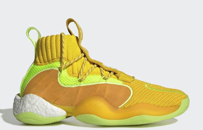Adidas Pharrell x Crazy BYW X 'Bright Yellow' EG7724 - Stylish and Bold Sneakers