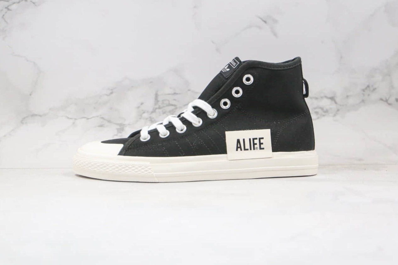Adidas ALIFE x Nizza High 'Black' FX2623 - Stylish and Sleek Footwear