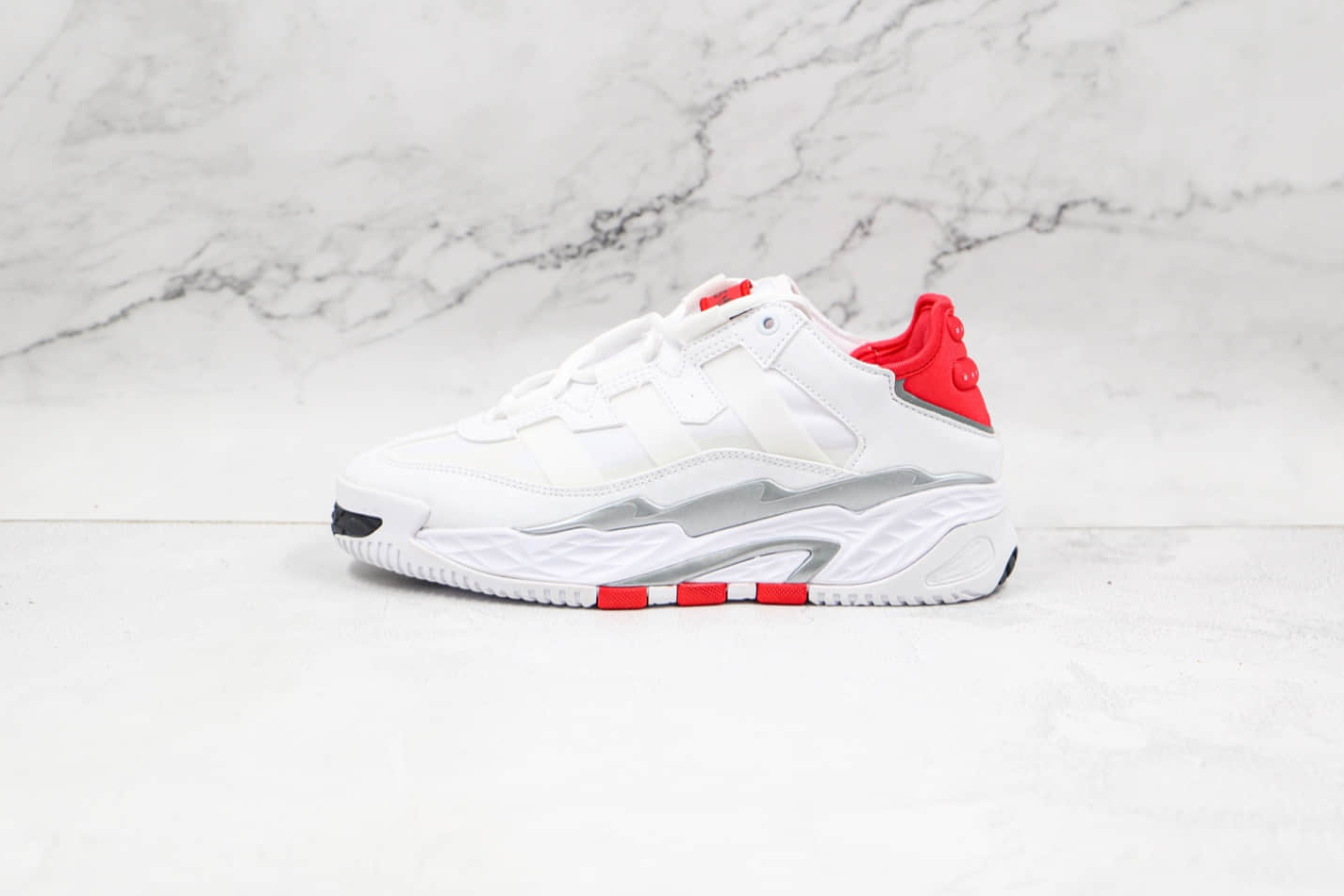 Adidas Originals Niteball 'White Red' H67539 - Classic Style with a Bold Twist!