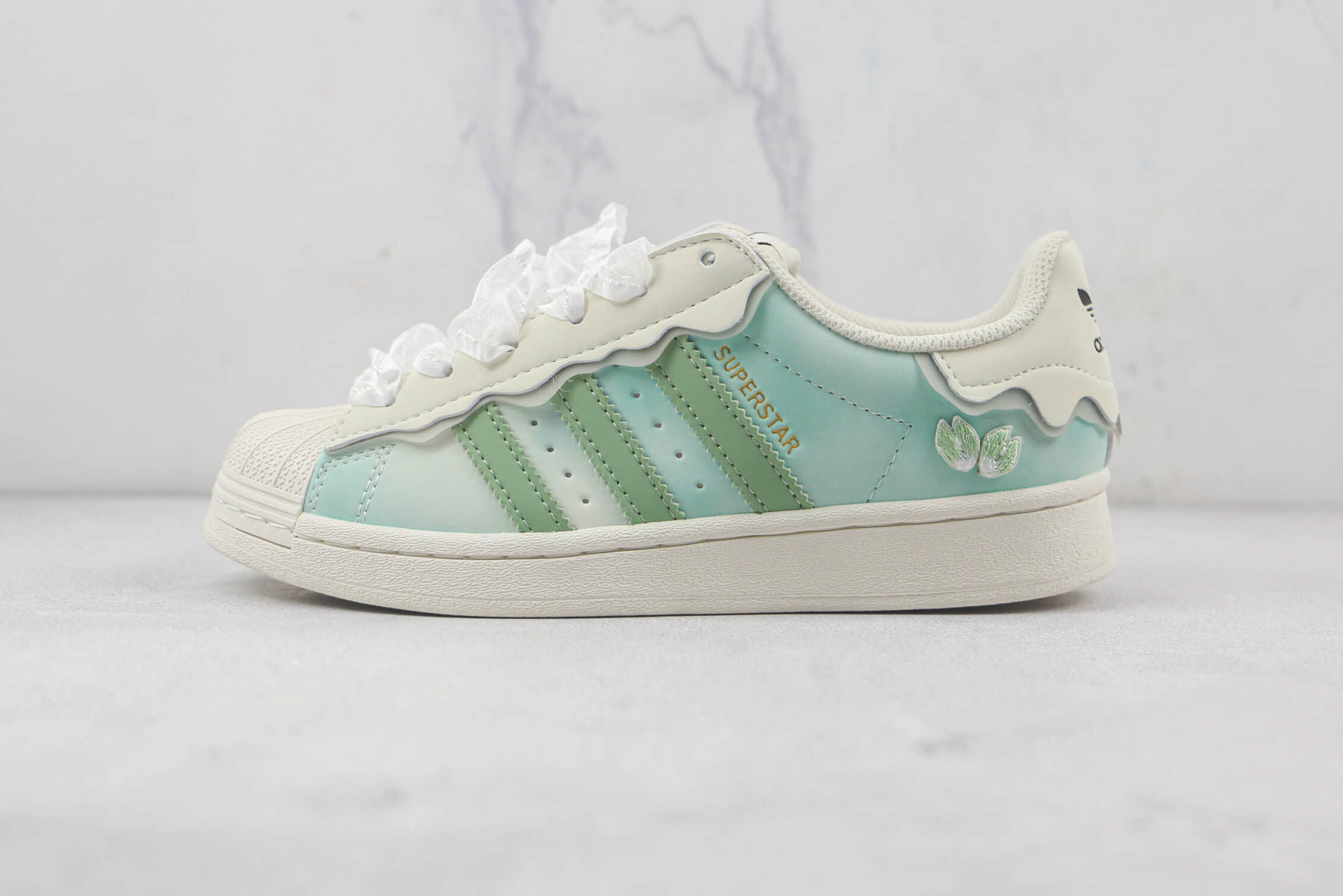 Adidas Originals Superstar Sail Green Lace - Classic Style with a Modern Twist