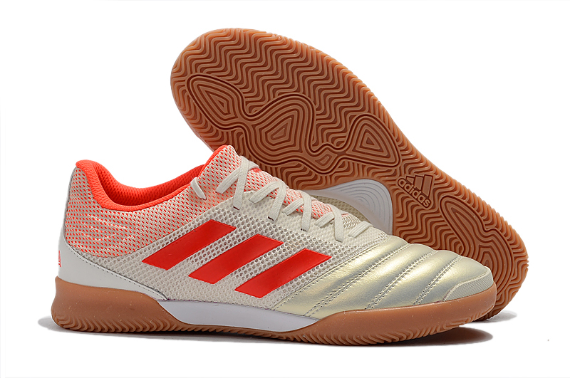 Adidas Copa 19.3 Indoor Sala 'Off White Solar' | D98065 | Sleek Indoor Soccer Shoes