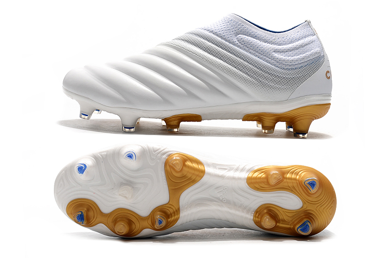 Adidas Copa 19+ FG Cloud White Soccer Cleats - F35512