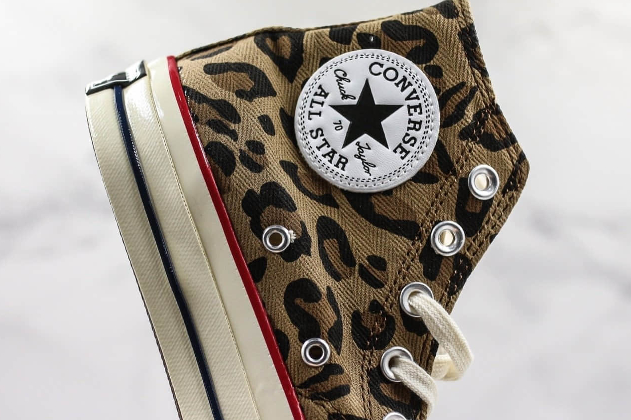 Givenchy X Converse Chuck Taylor 1970s High Leopard Print Sneaker 162119C - Limited Edition Collaboration