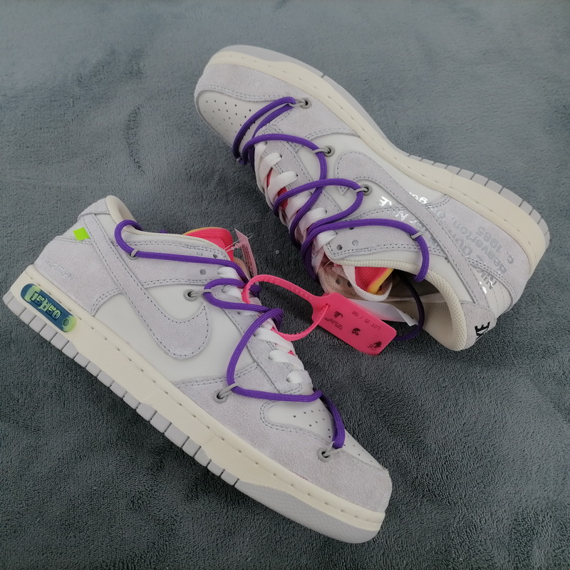 Nike Off-White X Dunk Low 'Lot 37 Of 50' DJ0950-105