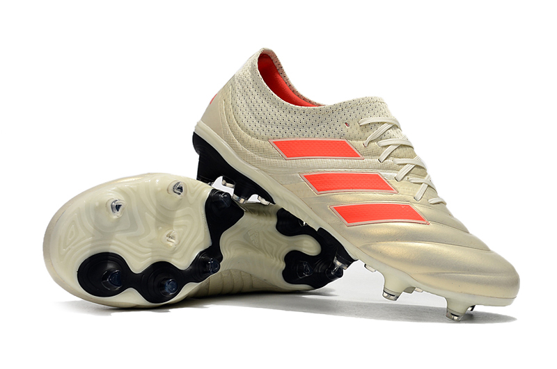 Adidas Copa 19.1 FG Cleat Off White Solar Red - Premium Quality Soccer Shoe