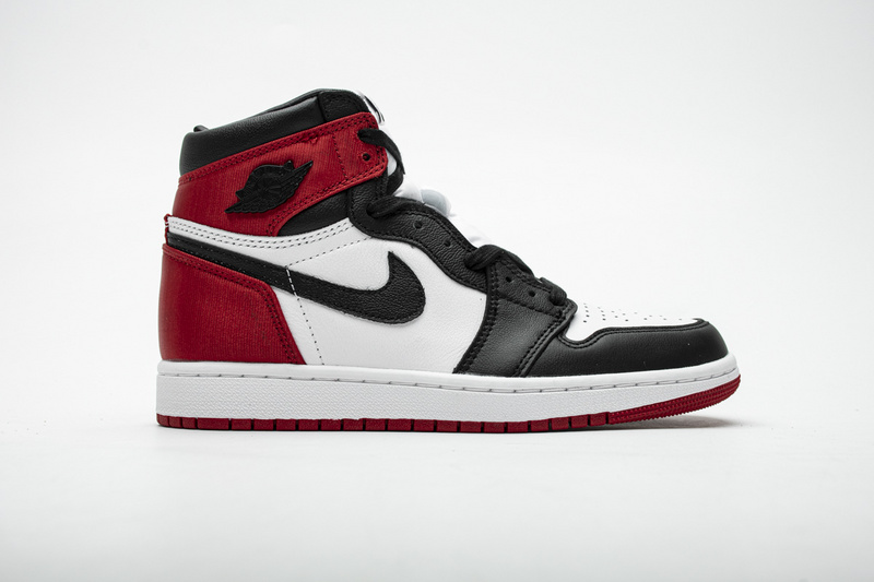 Air Jordan 1 Retro High Satin Black Toe CD0461-016 - Sleek & stylish sneakers with satin finish for a luxe look