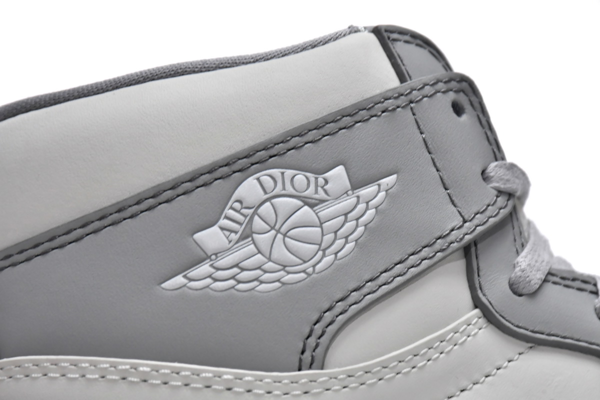 Nike Dior X Air Jordan 1 High OG Grey CN8607-002 - Limited Edition Collaboration Sneakers