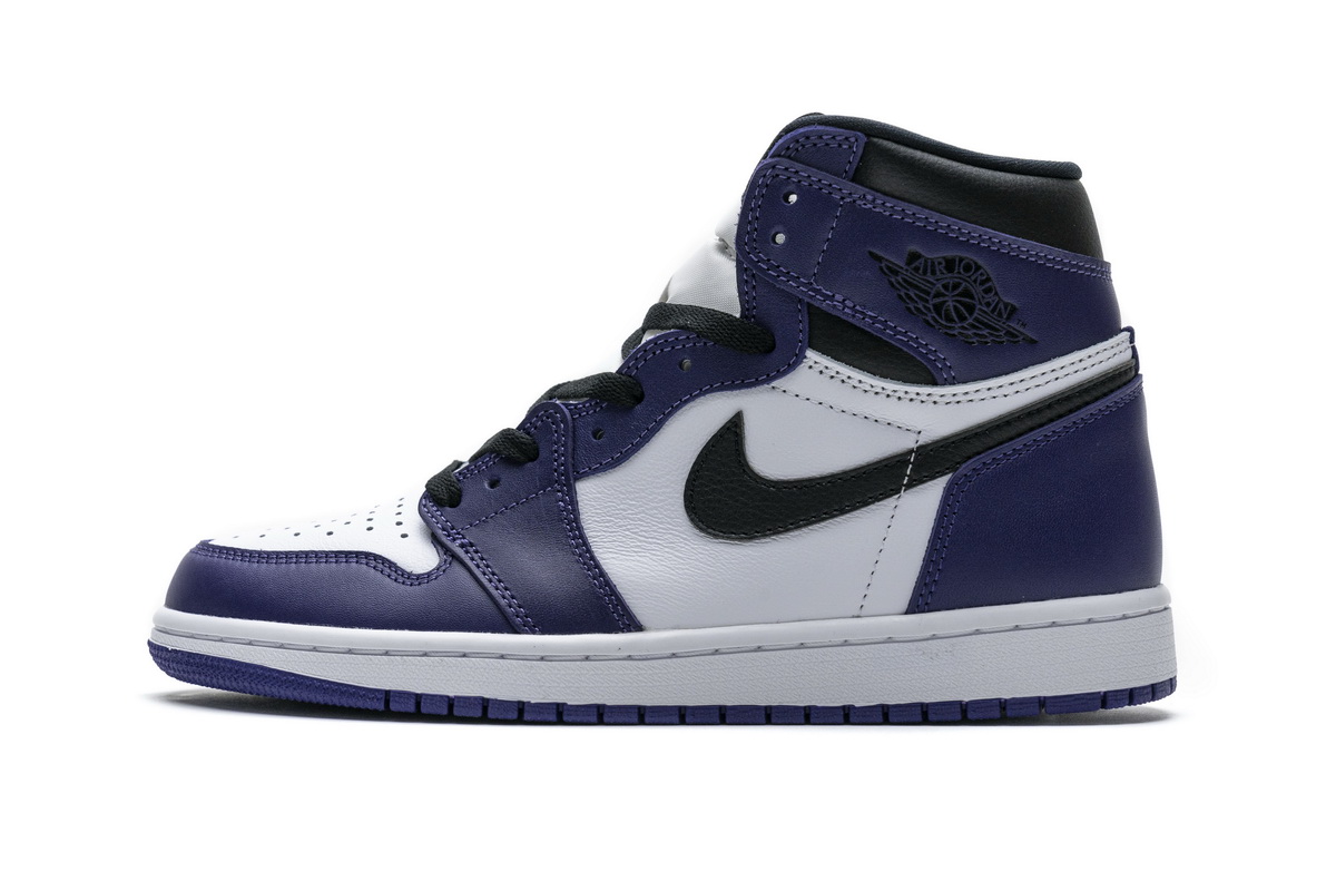 Air Jordan 1 Retro High OG Court Purple 2.0 - Limited Edition, Authentic Sneakers