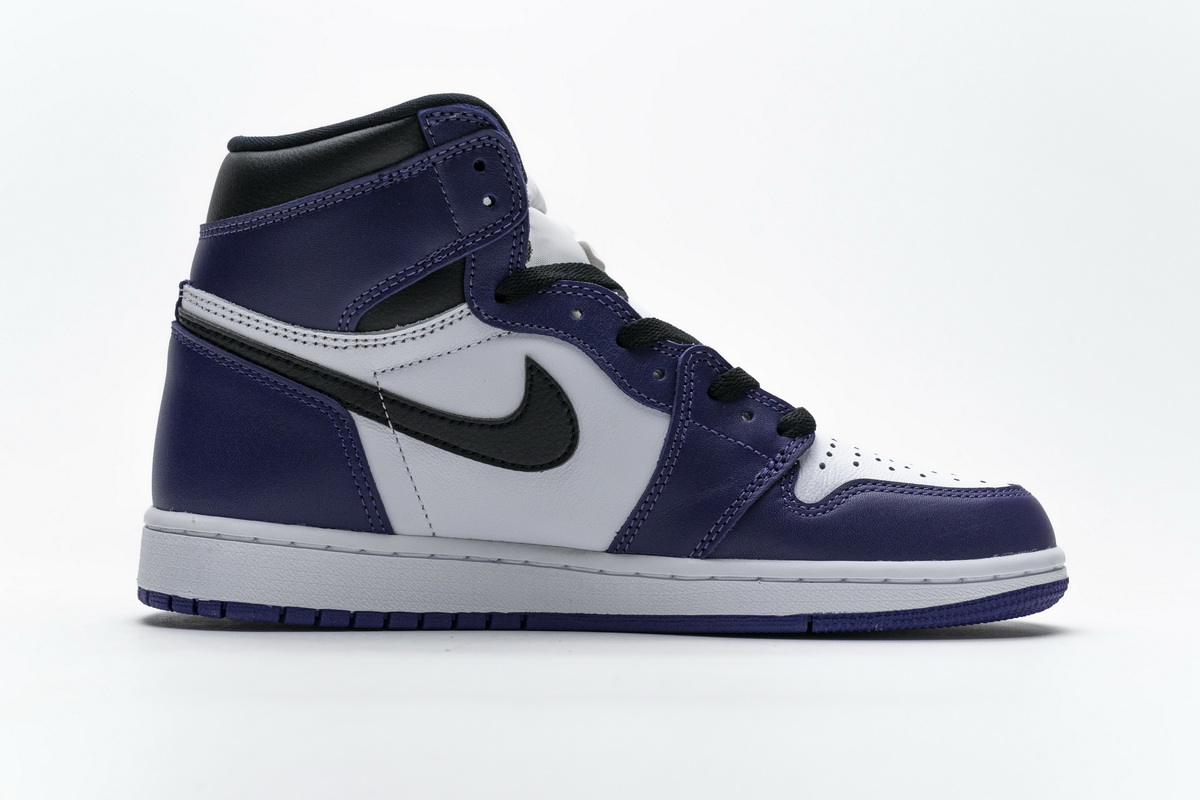 Air Jordan 1 Retro High OG Court Purple 2.0 - Limited Edition, Authentic Sneakers
